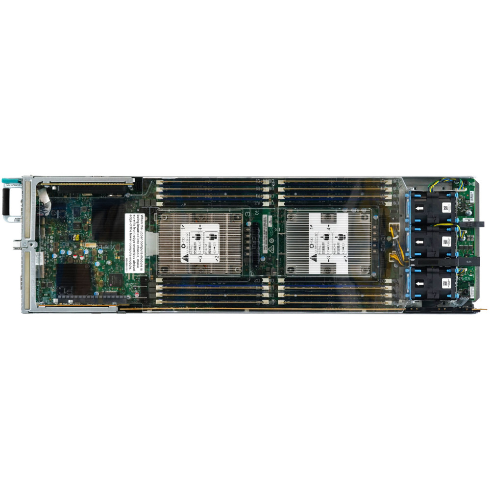 INTEL H2312XXLR3 12LFF 4-NODE CHASSIS + 4X HNS2600BPB COMPUTE MODULE 2X INTEL XEON GOLD 6138 12 CORE 2.0GHz 128GB RAM (8X16GB 8X2666MHZ) +2X PSU